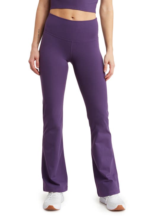 Zella, Pants & Jumpsuits, Zella Womens Large L Gray Purple High Mesh  Leggings 78 Workout Activewear