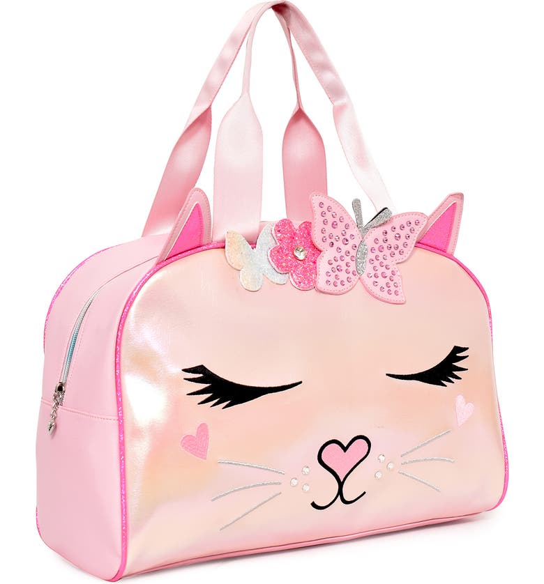 OMG Accessories Kids' Medium Miss Gwen Butterfly Duffle Bag in Lavender
