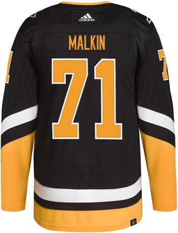 Men's Adidas Evgeni Malkin Black Pittsburgh Penguins Home Primegreen Authentic Pro Player Jersey