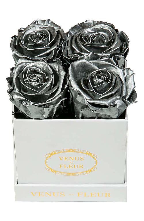 Venus ET Fleur Classic Le Petit Eternity Roses in Silver at Nordstrom