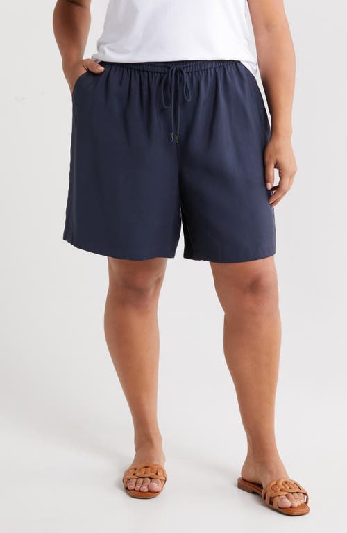 Nordstrom Drawstring Waist Shorts Navy Blazer at Nordstrom,