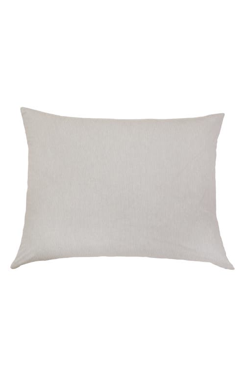 Pom Pom at Home Luke Stripe Cotton Big Accent Pillow in Natural at Nordstrom, Size 28X36