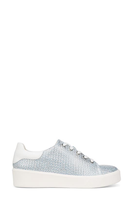 Shop Naturalizer Morrison 2.0 Sneaker In Metallic Blue Woven Leather