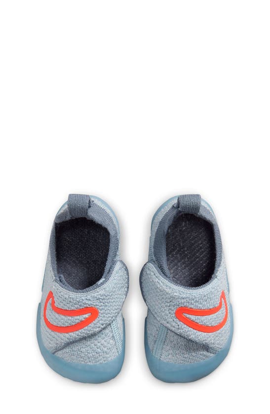 Shop Nike Kids' Swoosh 1 Sneaker In Light Blue/ Hyper Orange