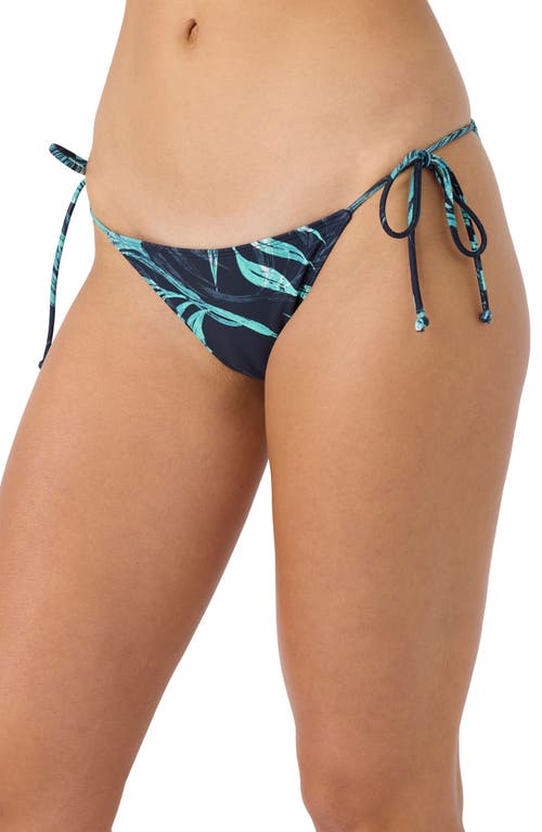 Shop O'neill Faye Maracas Side Tie Bikini Bottoms In Night Sky