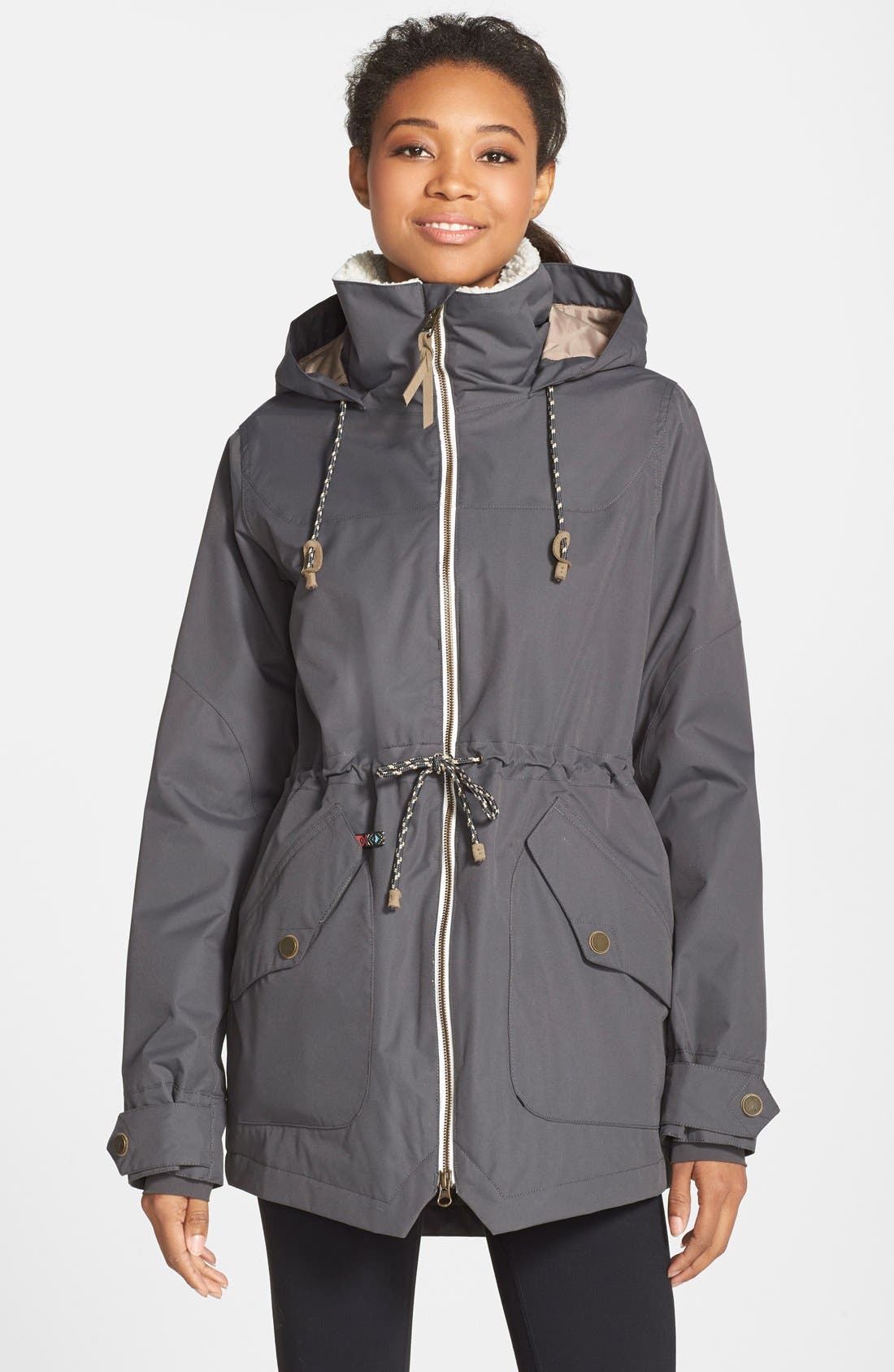 Burton 'Prowess' Fleece Lined Waterproof Jacket Nordstrom