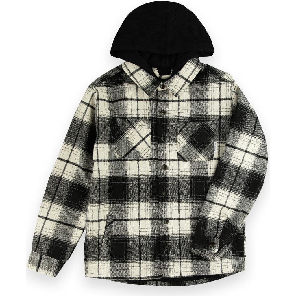Sovereign Code Guard Button Down Shirt In Black/seeker Plaid