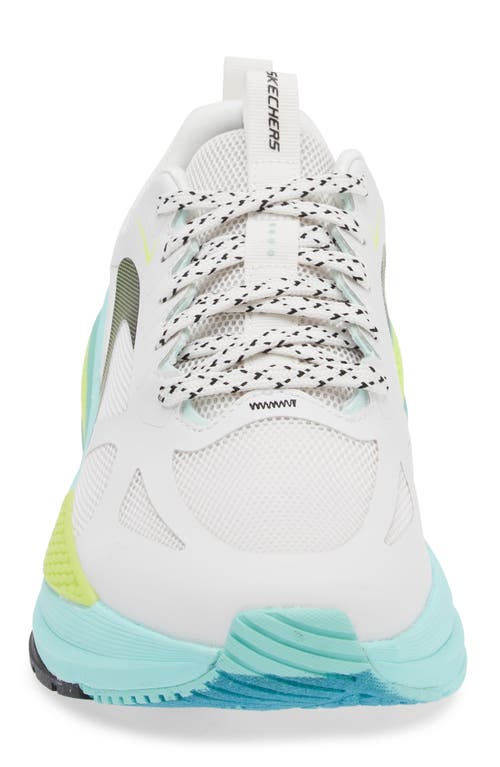 Skechers Octus Sneaker In White/teal