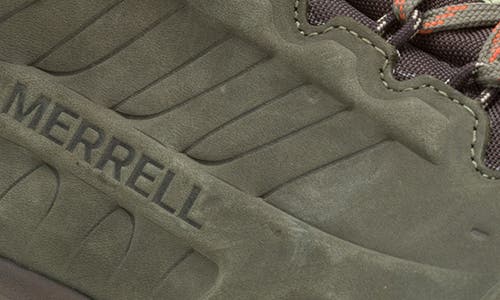 Shop Merrell Moab Speed 2 Waterproof Hiking Boot In Olive