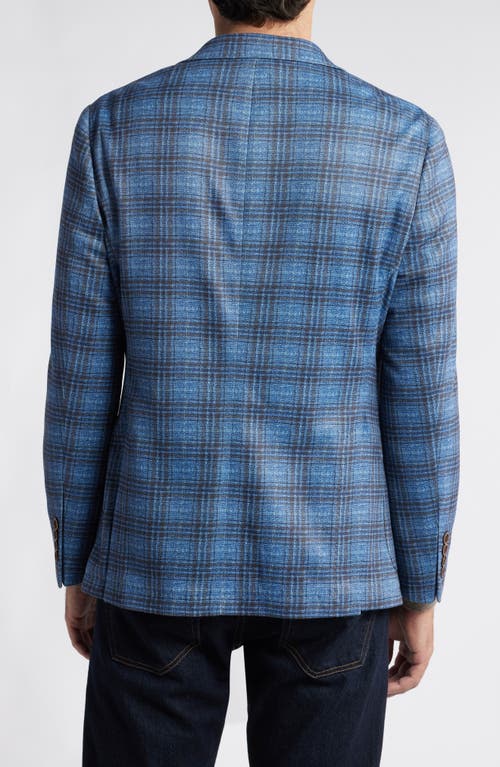 Shop Johnnie-o Plaid Sport Coat In Navy