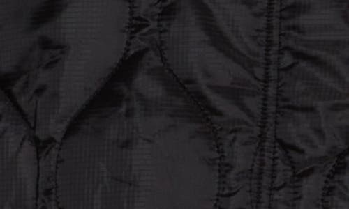 Hudson Jeans Oversized Liner Jacket In Black