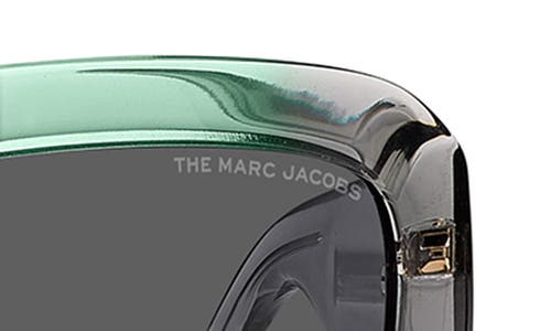 Marc Jacobs 59mm Square Sunglasses In Green Grey/grey Fuschia Ms