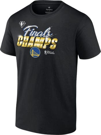 Men's Fanatics Branded Black Golden State Warriors 2022 NBA Finals Champions  Forward Roster Signature Long Sleeve T-Shirt