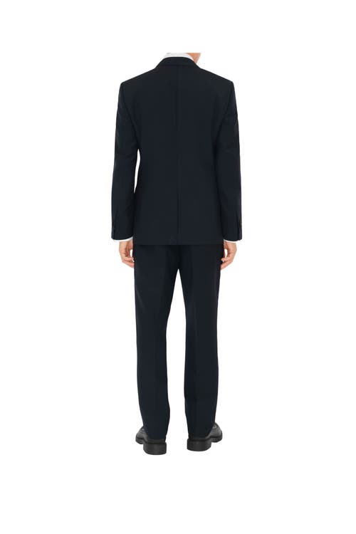 Burberry Tailored Wool Mohair Jacket For Men In Navy