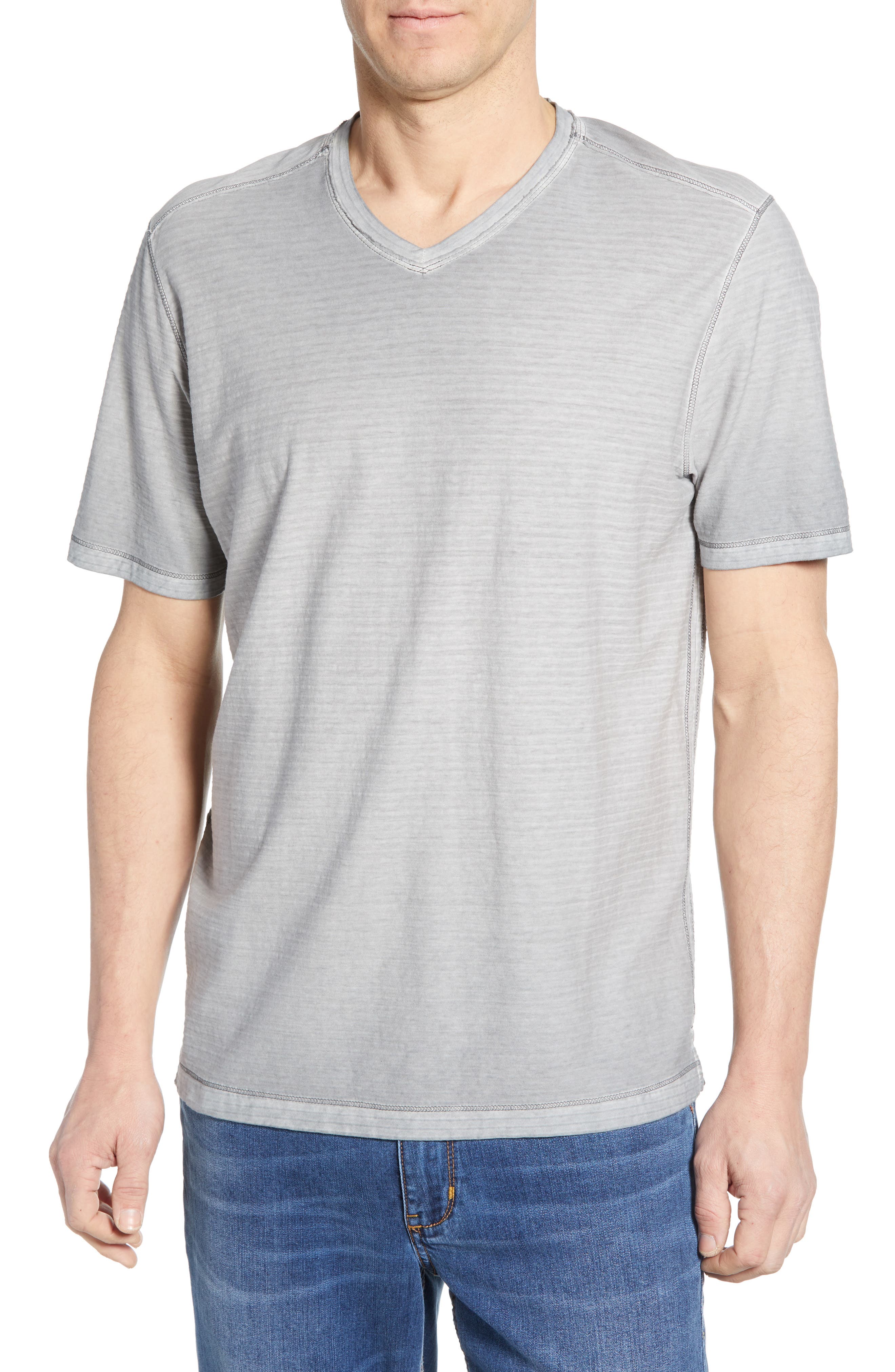 Tommy Bahama | Cirrus Coast Striped V-Neck T-Shirt | Nordstrom Rack