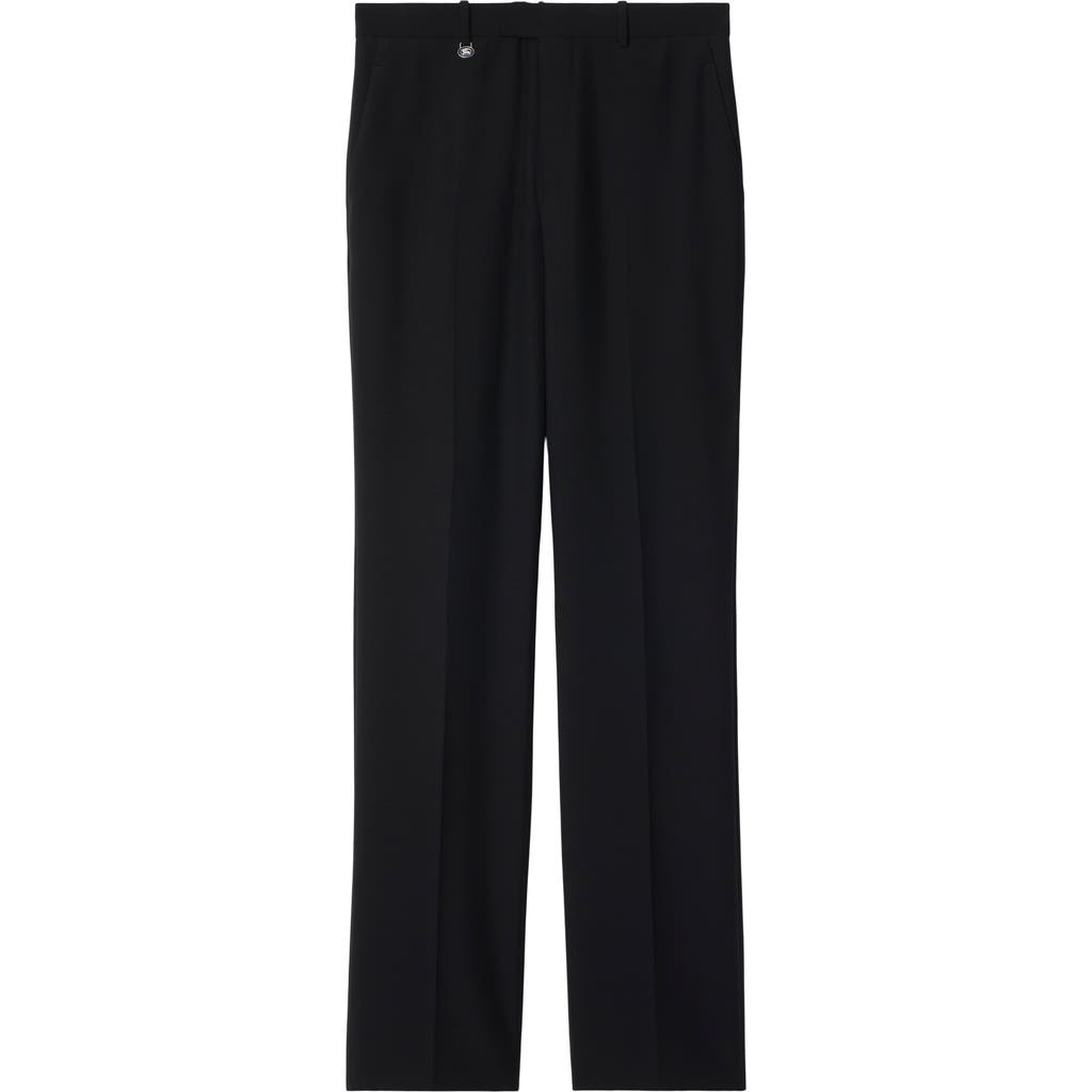 Burberry Straight-leg Tailored Trousers In Grey