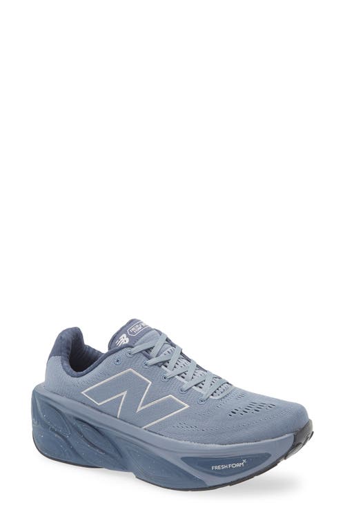Shop New Balance Fresh Foam X More V5 Running Shoe In Arctic Grey/vintage Indigo
