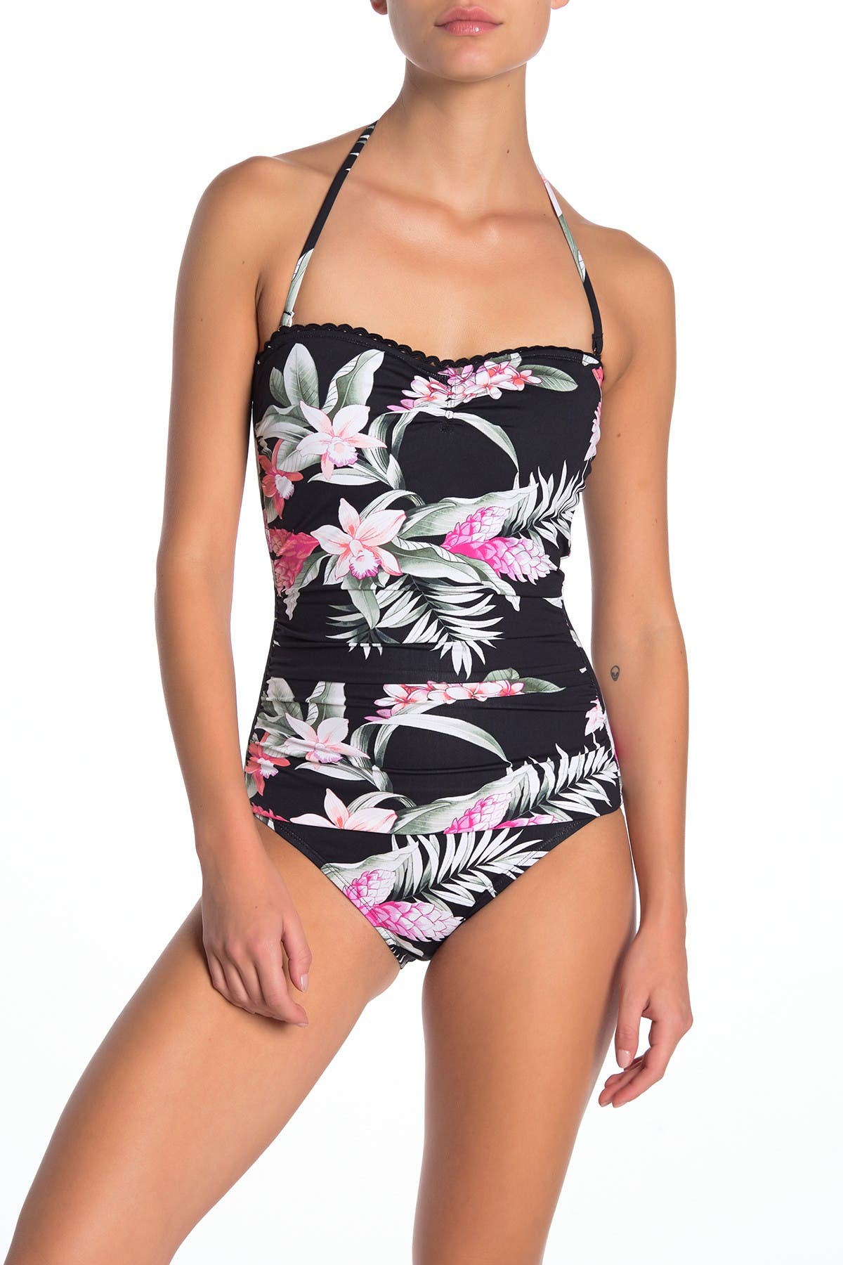 tommy bahama strapless swimsuit