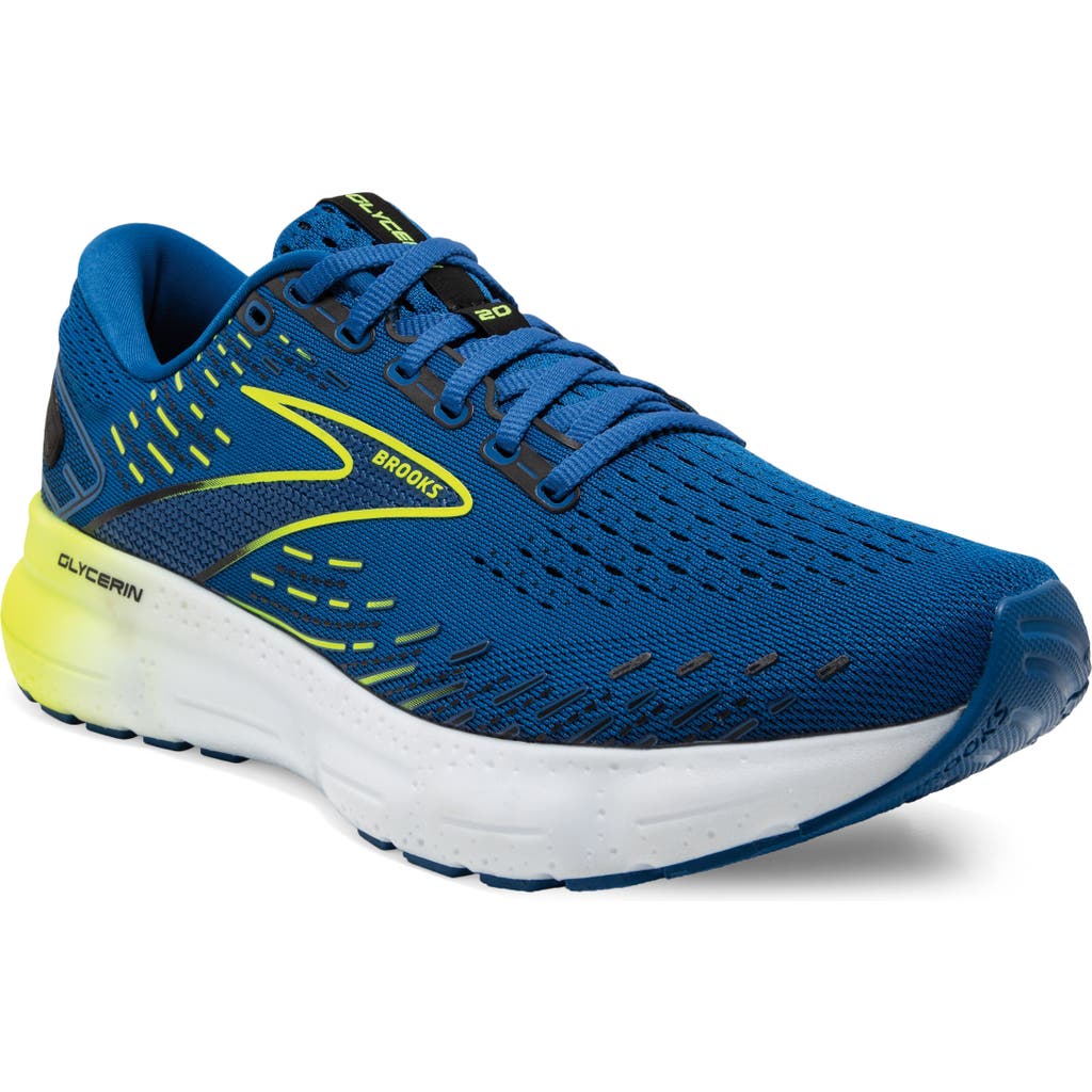 Brooks Glycerin 20 Running Shoe In Blue