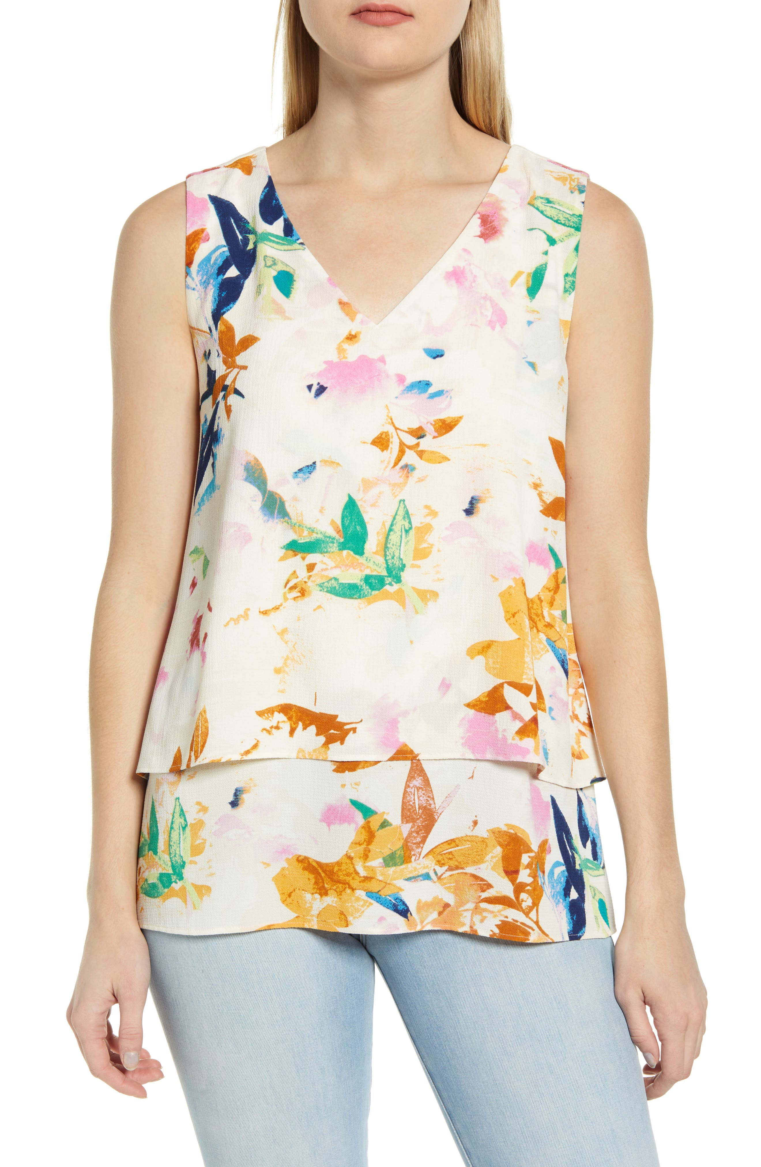 chaus sleeveless blouse