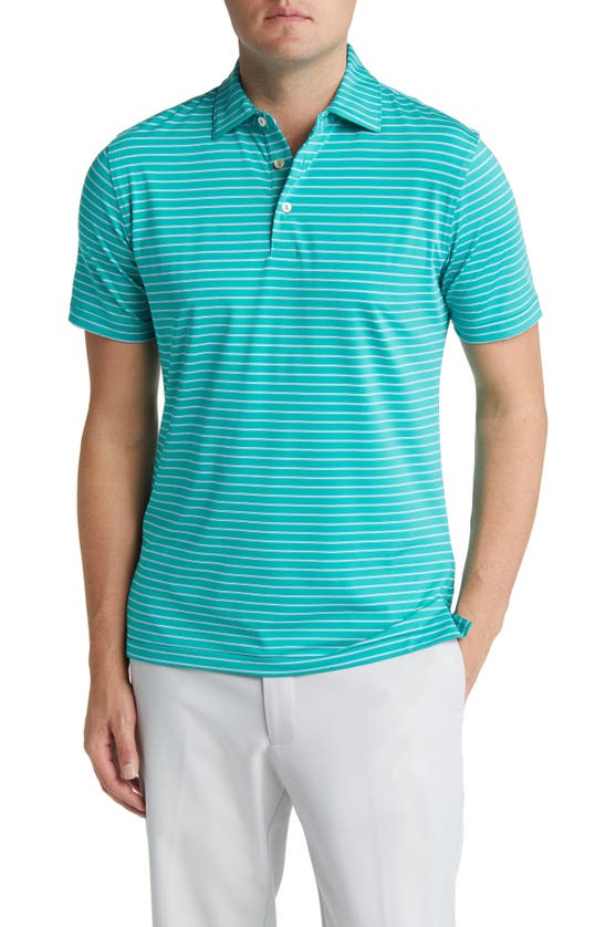 Peter Millar Men's Crown Sport Drum Performance Jersey Polo Shirt In ...