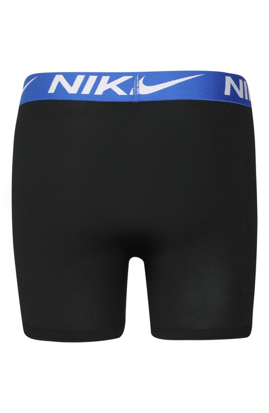 Shop Nike Kids' Essential Dri-fit Micro Assorted 3-pack Boxer Briefs In Game Royal
