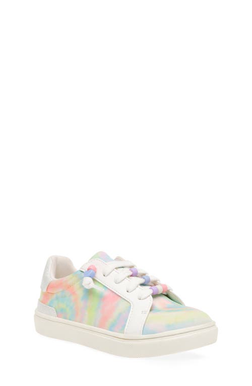 DV by Dolce Vita Surprise Tie Dye Sneaker in White/Rainbow