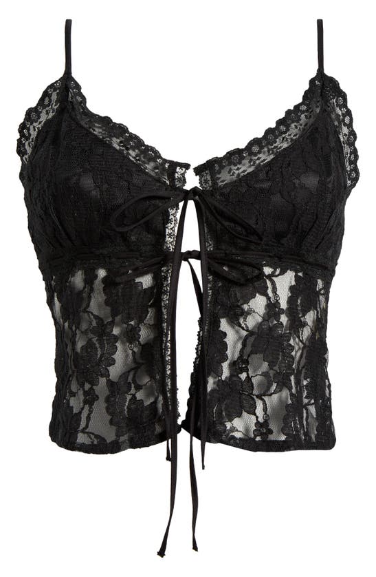 Shop Free People Intimately Fp Daylight Lace Camisole In Black