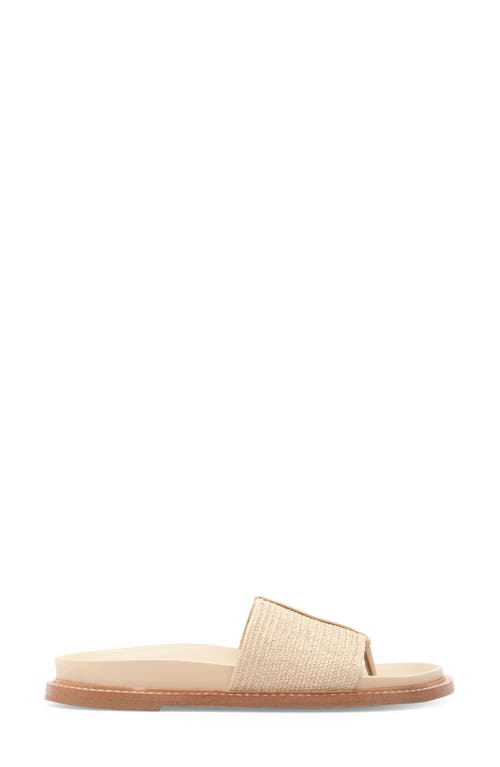 J/slides Nyc Jslides Raffia Slide Sandal In Sand Stretch