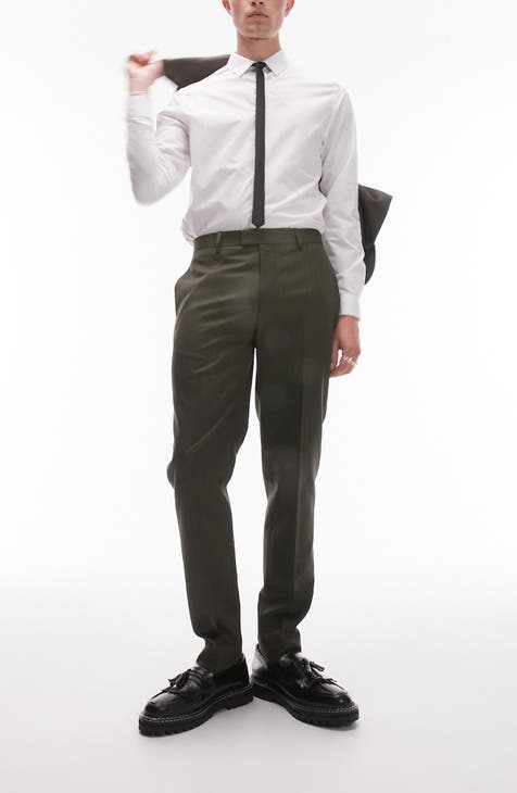 DTI Men's Suit Classic Fit Dress Pants Separates Slacks Pleated Trouser  Black (30W x 32L, Black) at  Men's Clothing store: Business Suit Pants  Separates