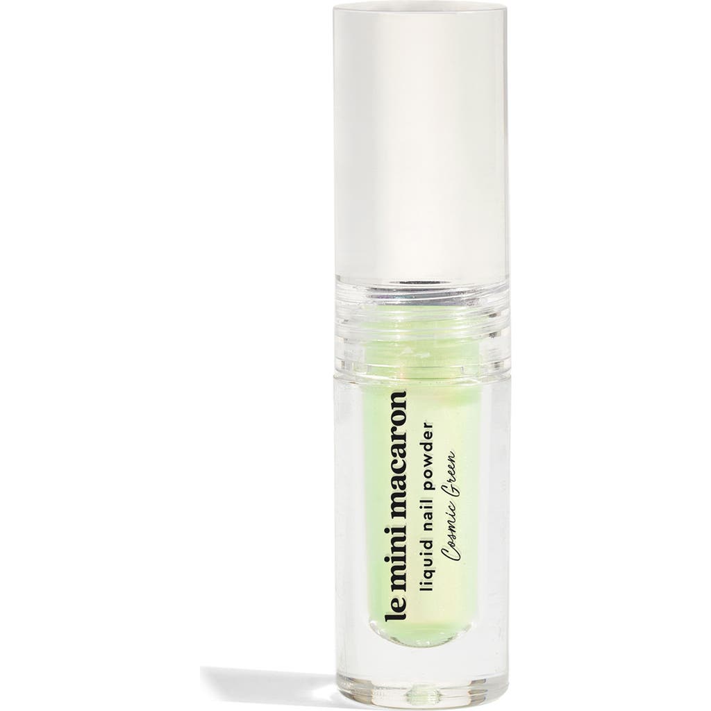Le Mini Macaron Liquid Nail Powder In Cosmic Green