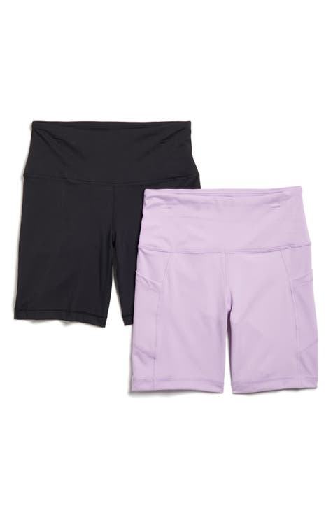 Set of 2 Lux High Waist Bike Shorts