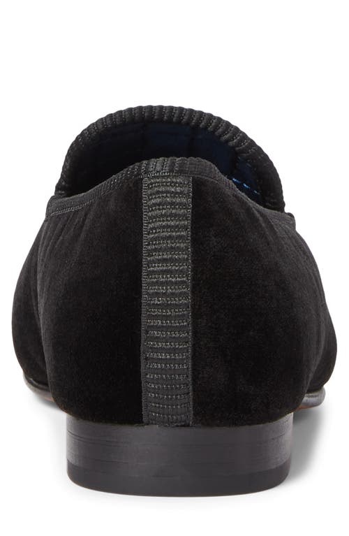 Polo Ralph Lauren Paxton Velvet Slipper In Black