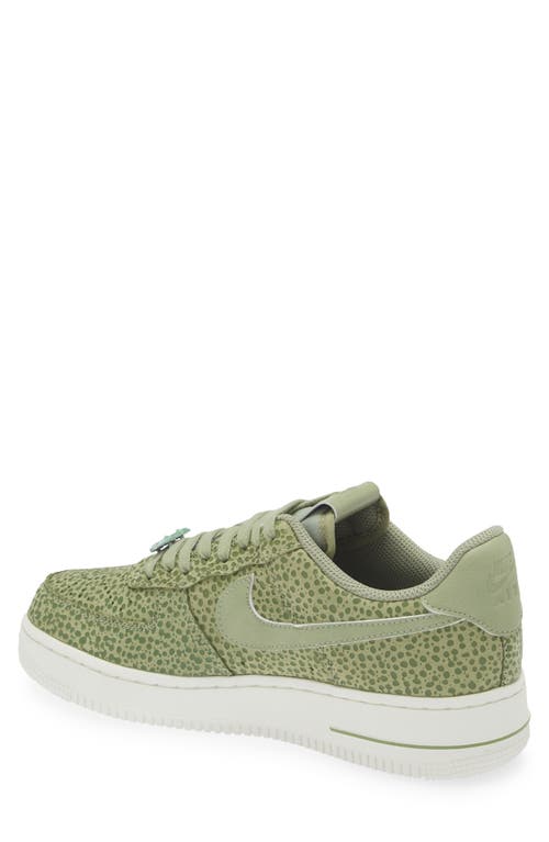 Shop Nike Air Force 1 Low Safari Basketball Sneaker In Sesame/oil Green/light Bone