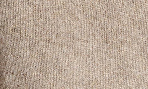 Shop Khaite Rene Long Sleeve Cashmere Polo Sweater In Sepia
