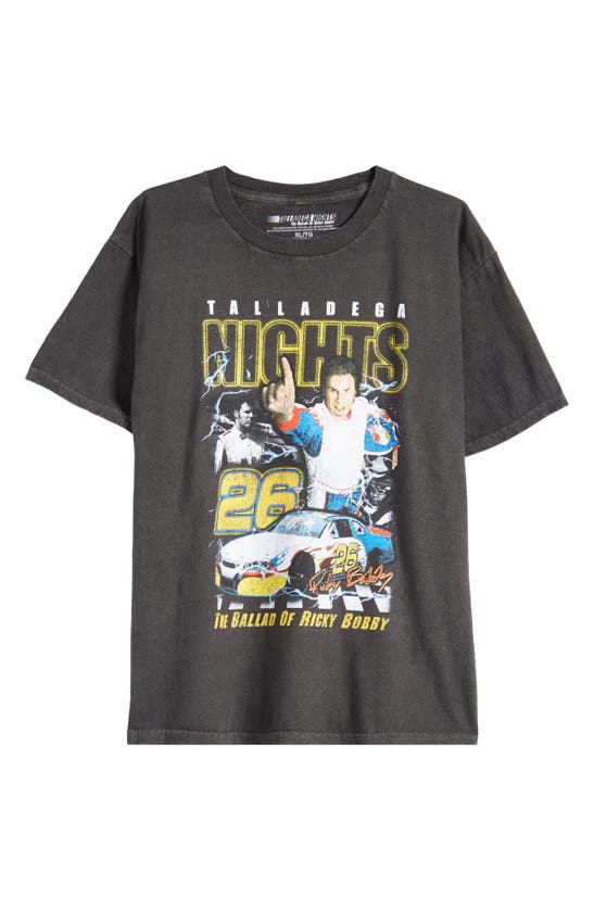 Shop Philcos Kids' Talladega Nights Cotton Graphic T-shirt In Black Pigment