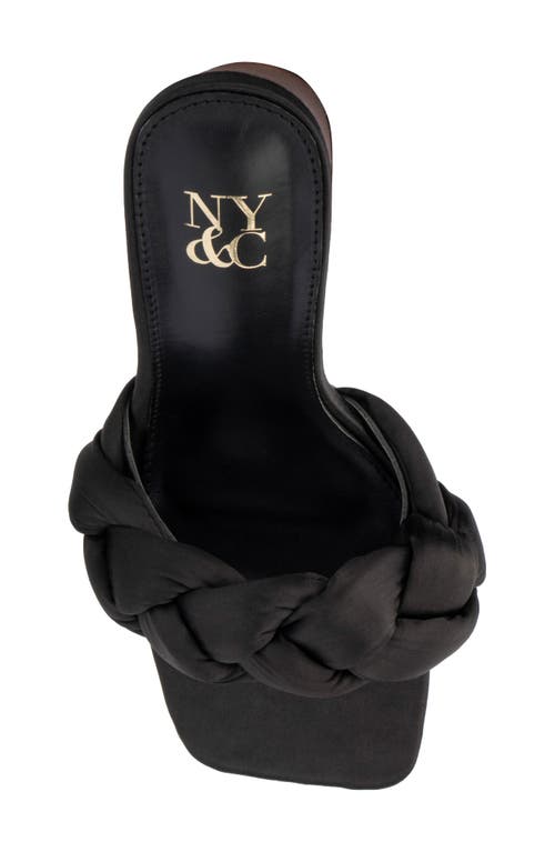 New York And Company Angeline Puff Strap Sandal In Black