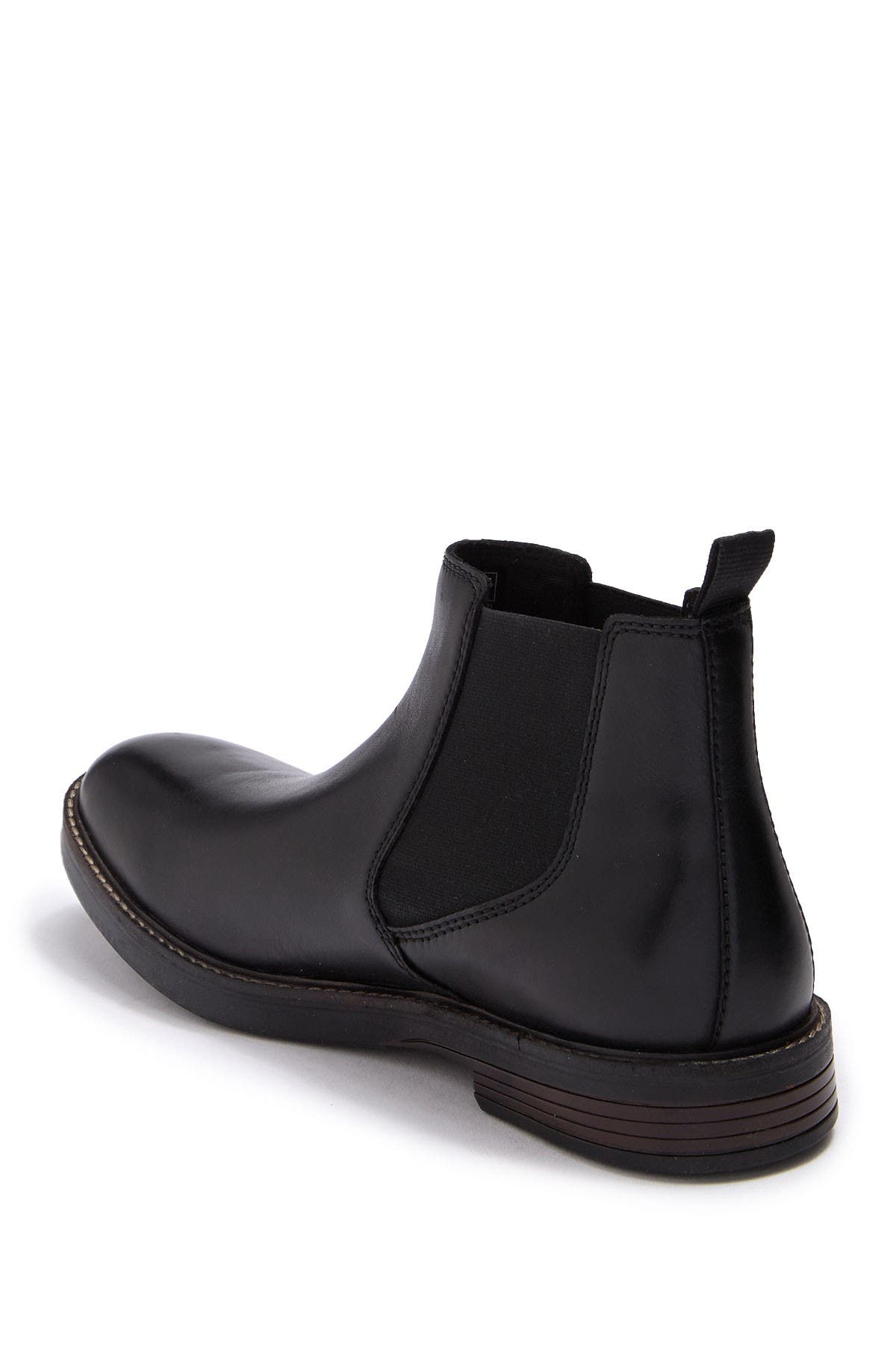 Clarks Paulson Up Men/'s Slip On Black Leather Chelsea Boots 26144798