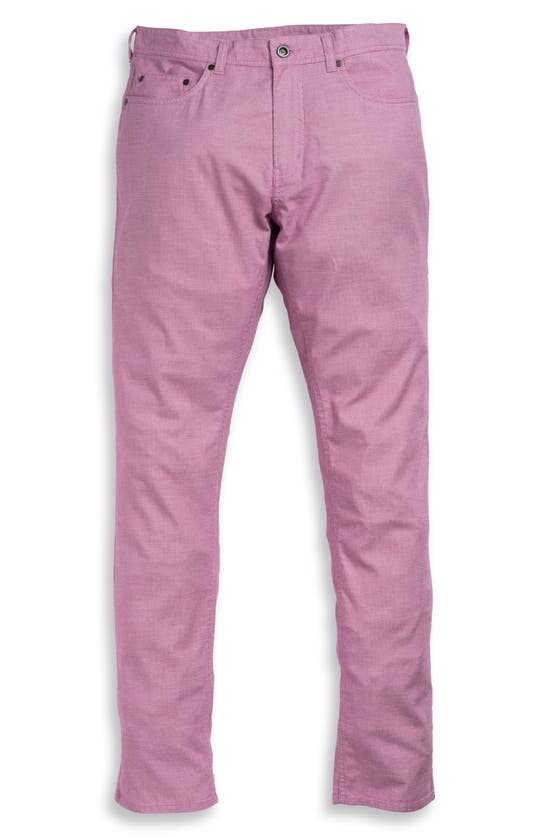 Shop Rodd & Gunn Gunn 5 Pocket Pants In Violet