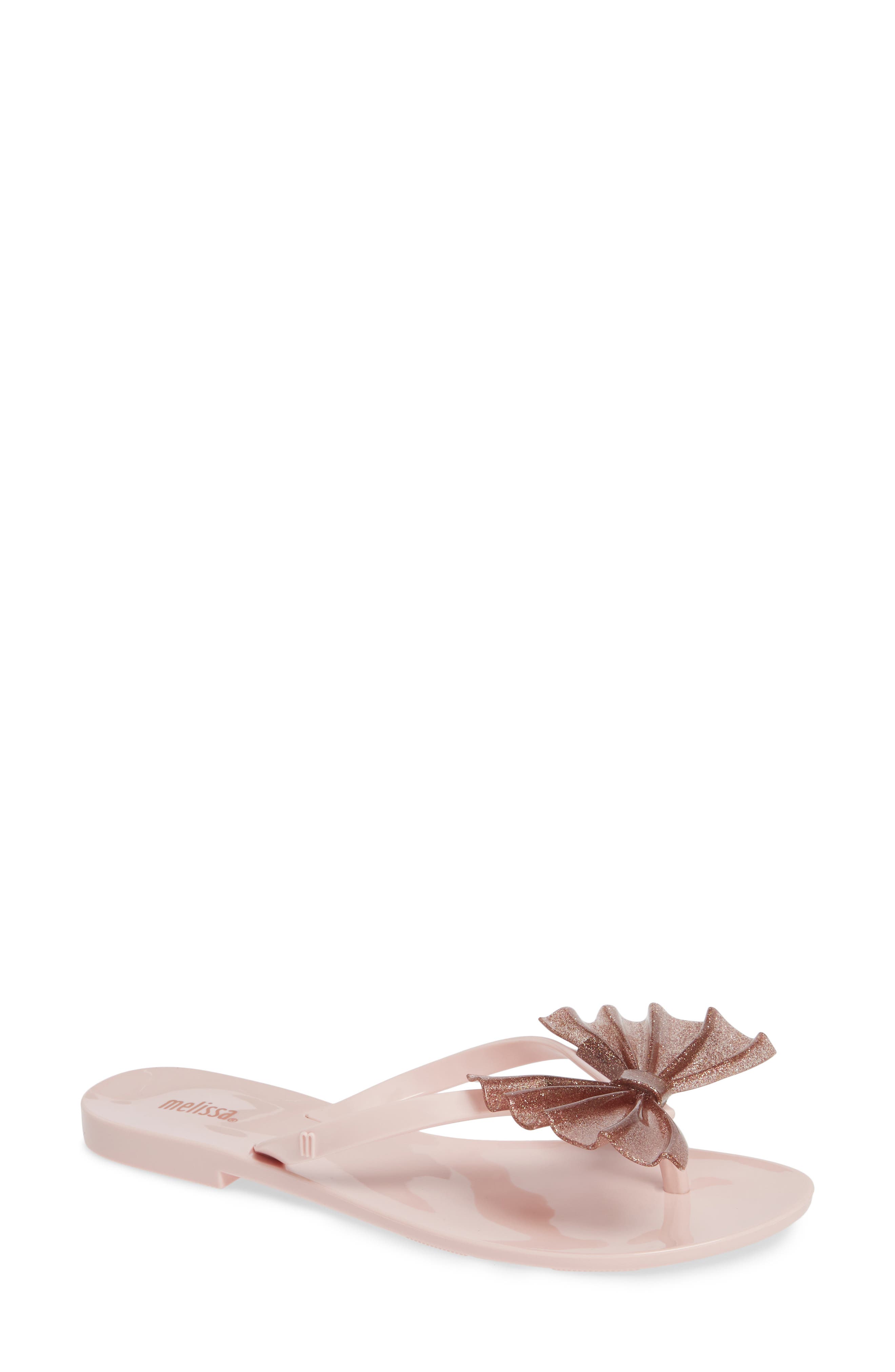 Melissa Harmonic Bow Vi Flip Flop, Pink