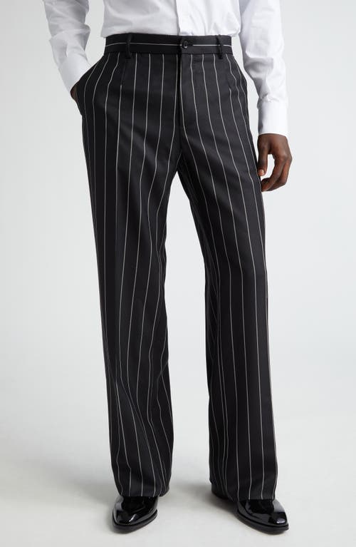 Dolce & Gabbana Pinstripe Wool Trousers Rigato at Nordstrom, Us