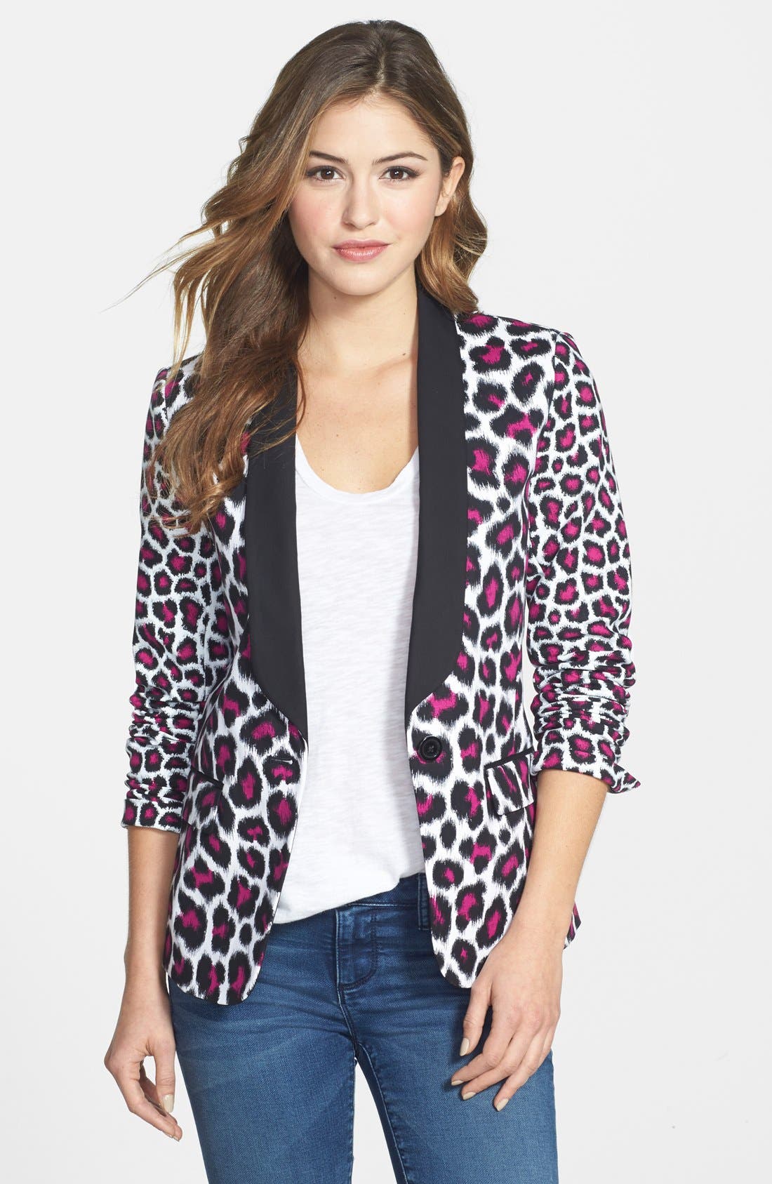 michael kors leopard print jacket