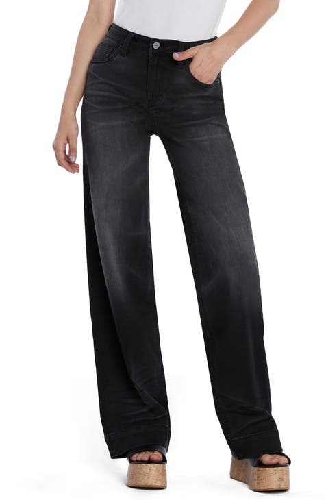 Black Wide Leg Jeans | Nordstrom