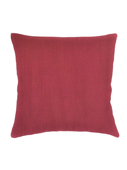 Anaya So Soft Linen Pillow Down Insert In Red