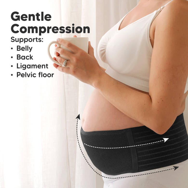 Keababies Ease Maternity Support Belt In Midnight Black