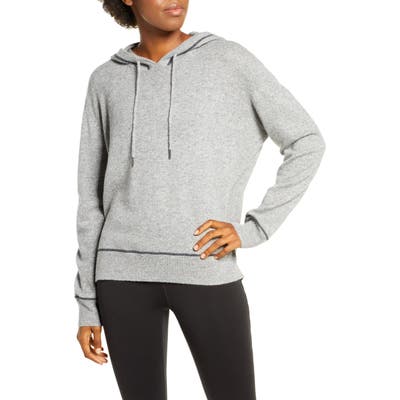 Zella Cozy Wool & Cashmere Hoodie Sweater
