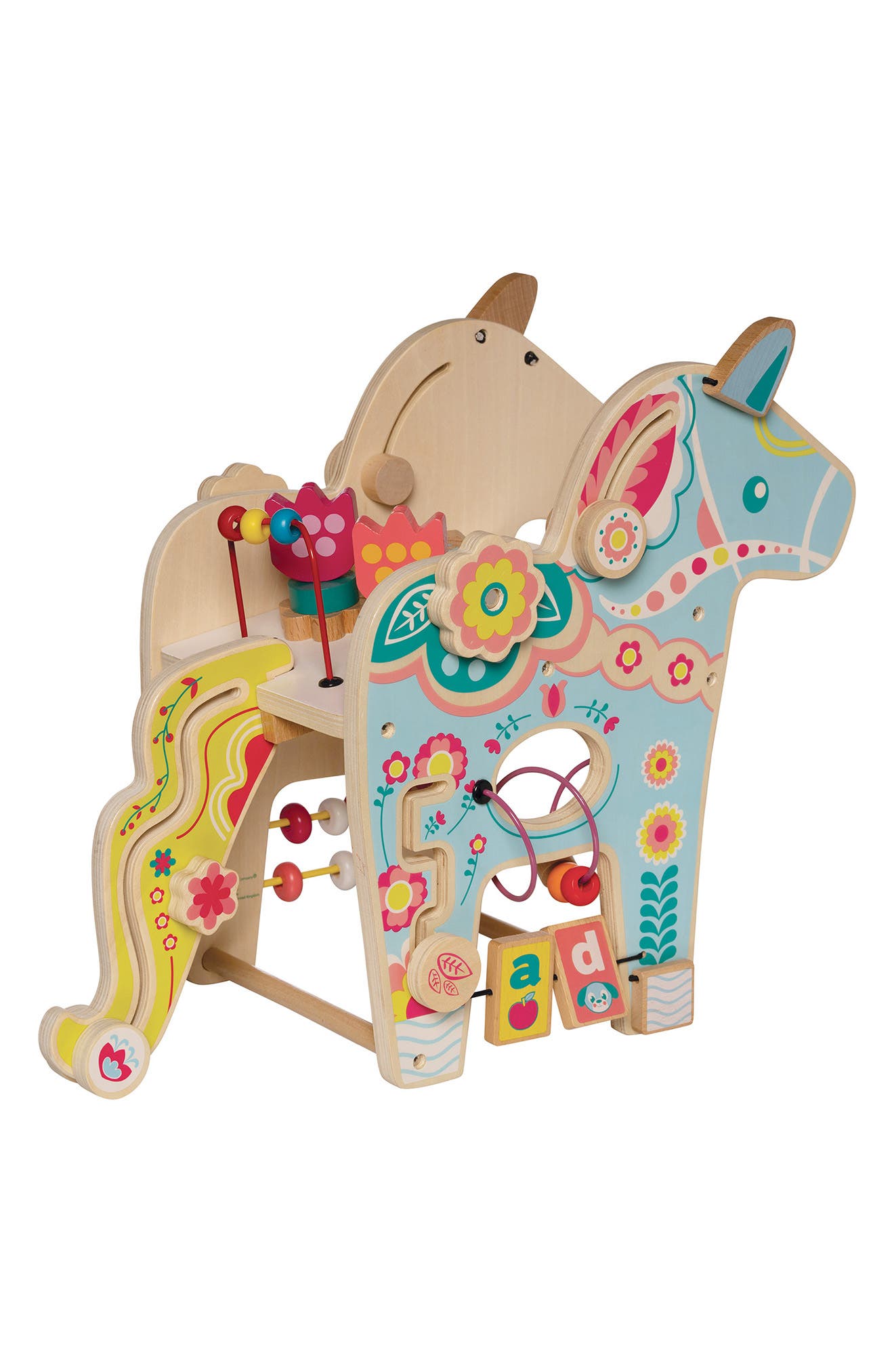 Manhattan Toy Skwinkle – Beißring & Rassel-Spielzeug Für Babys | BPA-freier Kunststoff & Holz | Fördert Motorische Fähigkeiten