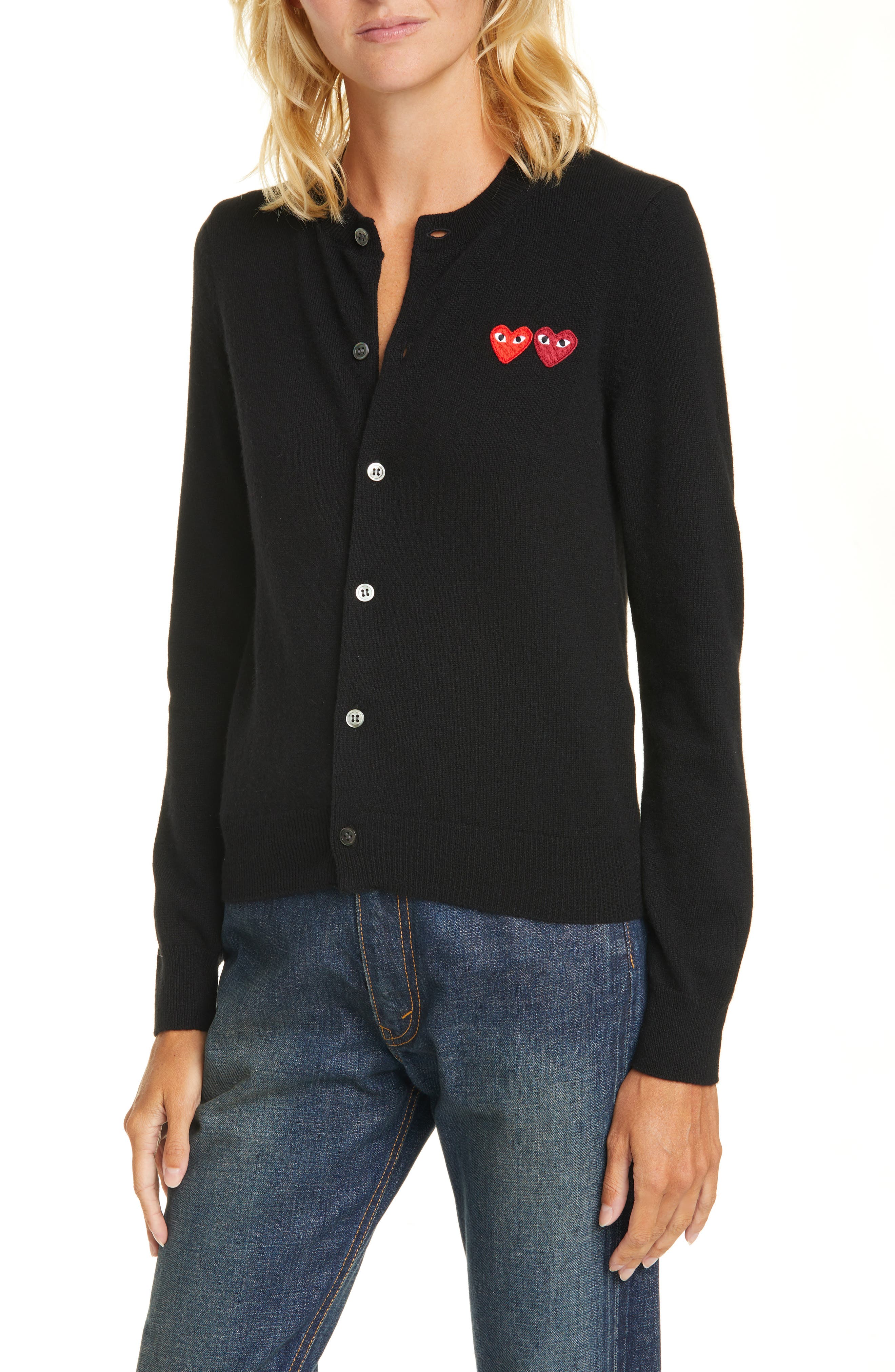 Comme des Garçons PLAY Wool Cardigan Nordstrom