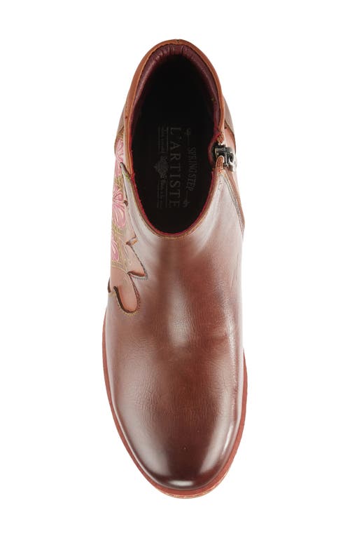 L'artiste By Spring Step Zamihi Bootie In Brown