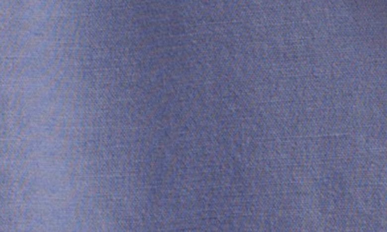 Shop Lucky Brand Cotton & Linen Button-up Top In Persian Blue
